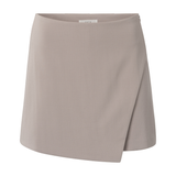 Yaya Milk Brown Woven Mini Skort