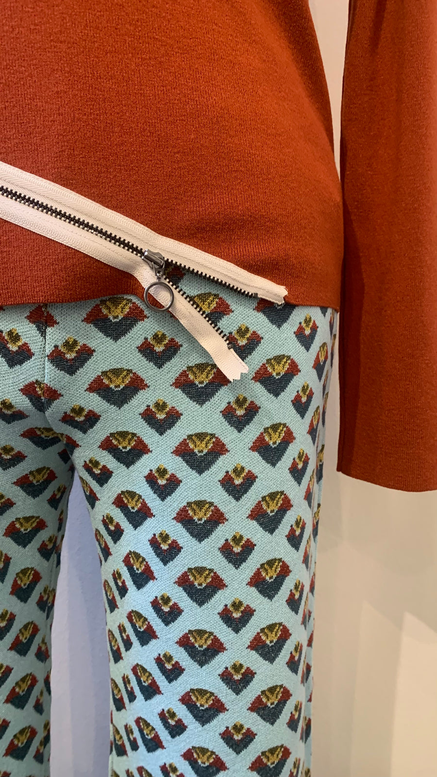 Aldo Martins Teja Erebus Sweater with Abstract Zip Details
