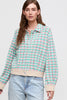 Aldo Martins Marino Devon Plaid Collared Jacket