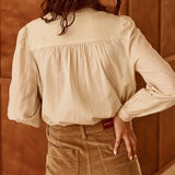 La Petit Étoile Bowie Beige Blouse