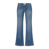 Le Temps Des Cerises Blue Flare Midrise Divi Jeans