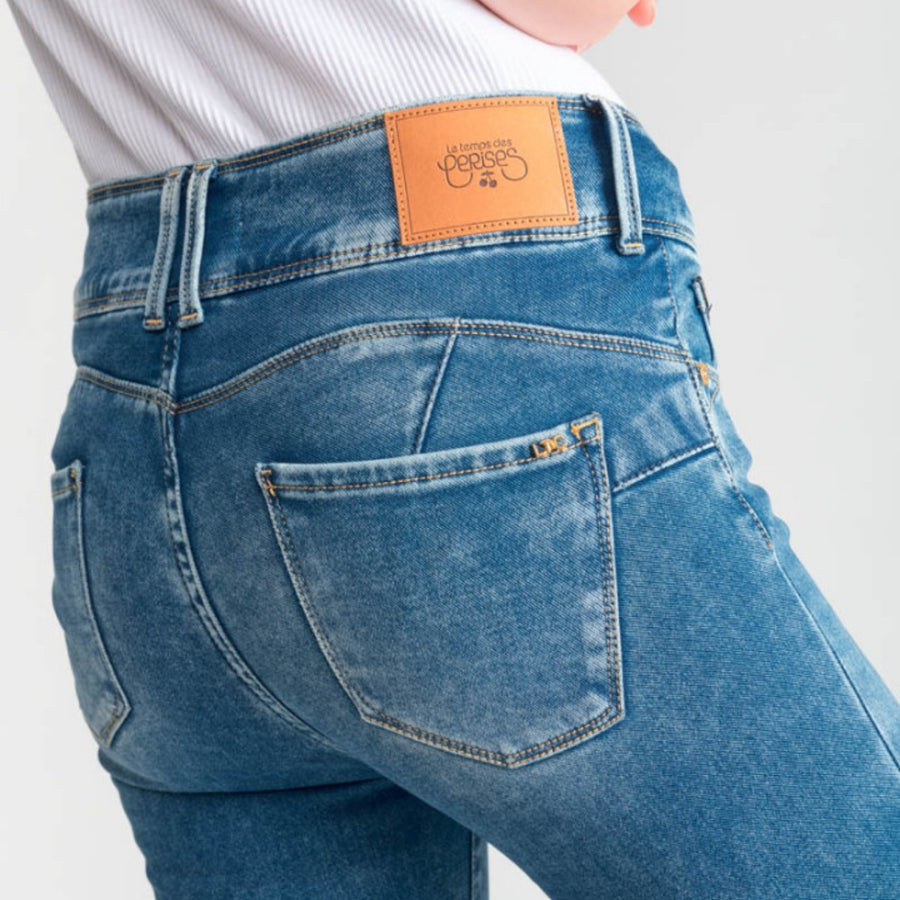 Le Temps Des Cerises Skinny Blue Farmer Jeans