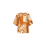 Smashed Lemon Mustard - Off White Tropical Top