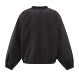 Yaya Phantom Nylon Cropped Bomber Jacket with Taping Detail