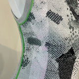 Aldo Martins Azul Oleny Abstract Printed Sleeveless Top