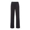 Yaya Phantom Wide Leg Trousers with Contrast Stripe and Zips