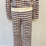 Aldo Martins Dori Teja Plaid Long Pants with Elastic Waistband