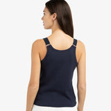 YAYA Navy Blazer Blue Singlet With Elastic Straps