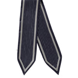 YAYA Inkwell Blue Dessin Stripped Small Scarf