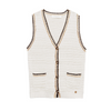 La Petite Etoile Madina Vest in Ecru
