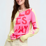 Aldo Martins Ofu Amarillo Printed Long Sleeve Top