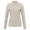 YAYA Printed Jersey Top in Silver Lining Beige