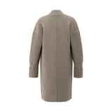 YAYA Brown Melange Coatigan Long Sleeve