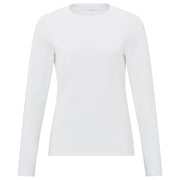 YAYA Pure White Heavy Quality Long Sleeve T-Shirt