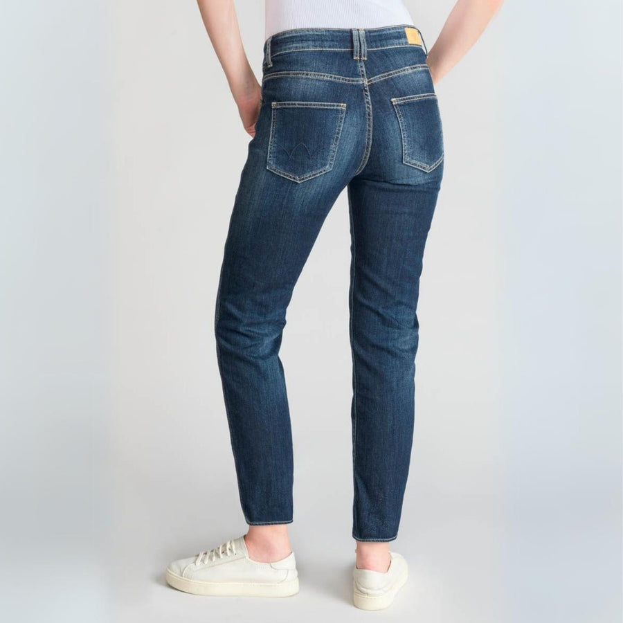 Le Temps Des Cerises Blue Villard High Waisted Mom Jeans