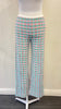 Aldo Martins Dori Verde Plaid Long Pants with Elastic Waistband