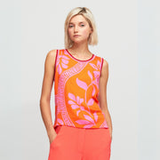 Aldo Martins Sleeveless Corina Top in Coral