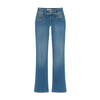 Le Temps De Cerises Blue 2002 Flare Mid Rise Faw Jeans