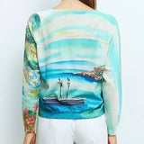 Aldo Martins Azul V-Neck Sweater