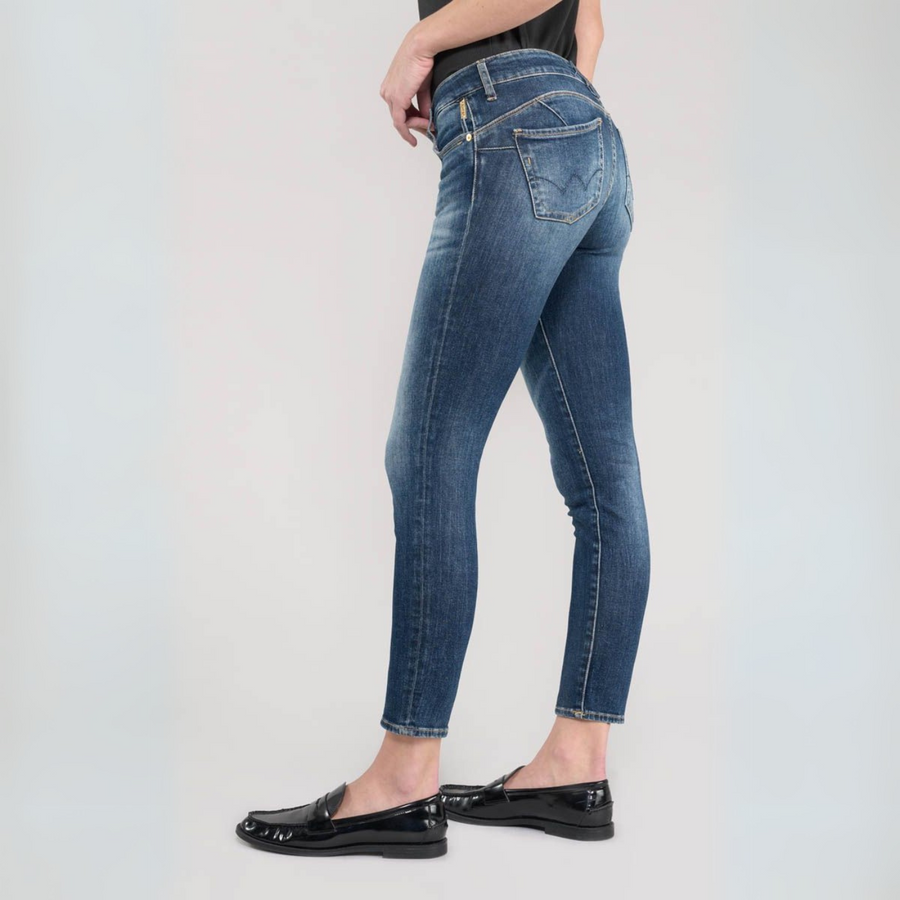 Le Temps Des Cerises Skinny Blue Cropped Yipsi Jeans