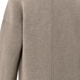 YAYA Brown Melange Coatigan Long Sleeve