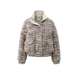 YAYA Blush Pink Dessin Boucle Jacket With Fringes