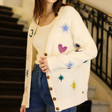 La Petit Etoile Moka Ecru Gilet