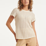 Smashed Lemon Off White Top