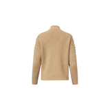 Smashed Lemon Camel & Black Knitted Top
