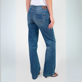 Le Temps Des Cerises Blue Flare Midrise Divi Jeans