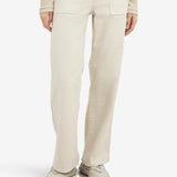 YAYA Birch Beige Woven Cargo Trousers With Straight Leg