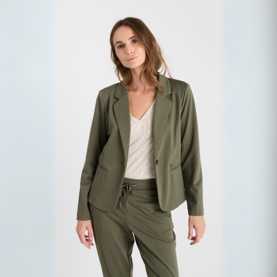 Le Temps Des Cerises Lizard Short Soft Oscar Blazer Jacket