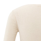 YAYA Chalk White Light Structured Knitted Top