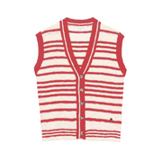 La Petite Etoile Meera Vest in Fraise Ecrasee