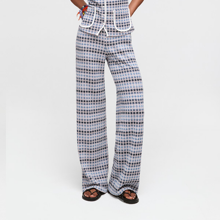 Aldo Martins Creta Loose-Fit Pants in Azul Blue