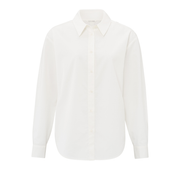 Yaya Blanc De Blanc White Poplin Shirt with Bows