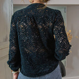 La Petit Étoile Bolentia Noir Blouse