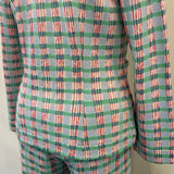 Aldo Martins Verde Blue Davis Plaid Blazer Jacket