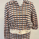 Aldo Martins Teja Devon Plaid Collared Jacket