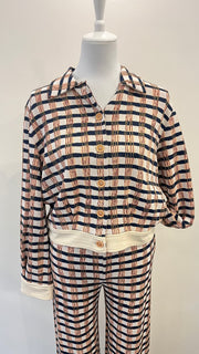 Aldo Martins Teja Devon Plaid Collared Jacket