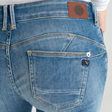Le Temps Des Cerises Slim Jeans Yulo 7/8th Destroy Blue