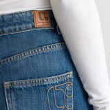 Le Temps Des Cerises Louvy Extra Wide Leg Jeans Blue