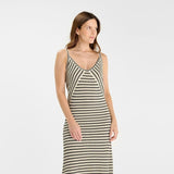 Le Temps Des Cerises Ryva Chalk Dress