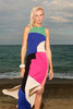 Aldo Martins Abstract Printed Black Long Hawai Dress