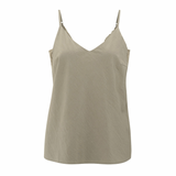 YAYA Seneca Rock Beige Singlet With Lace