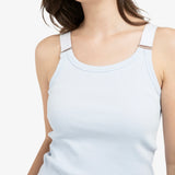 YAYA Ice Blue 99048 Singlet With Elastic Straps