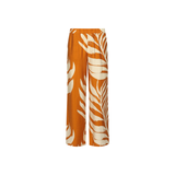 Smashed Lemon Mustard - Off White Tropical Pants