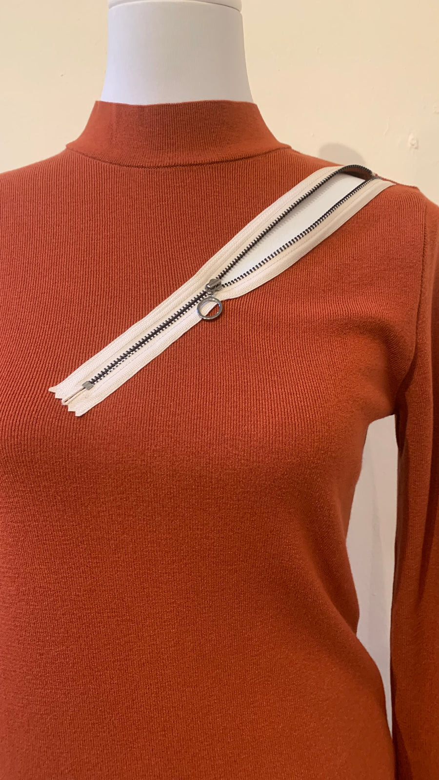 Aldo Martins Teja Erebus Sweater with Abstract Zip Details