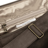 YAYA Brown Cross Body Bag Jane Suedine Solid Colour