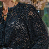 La Petit Étoile Bolentia Noir Blouse